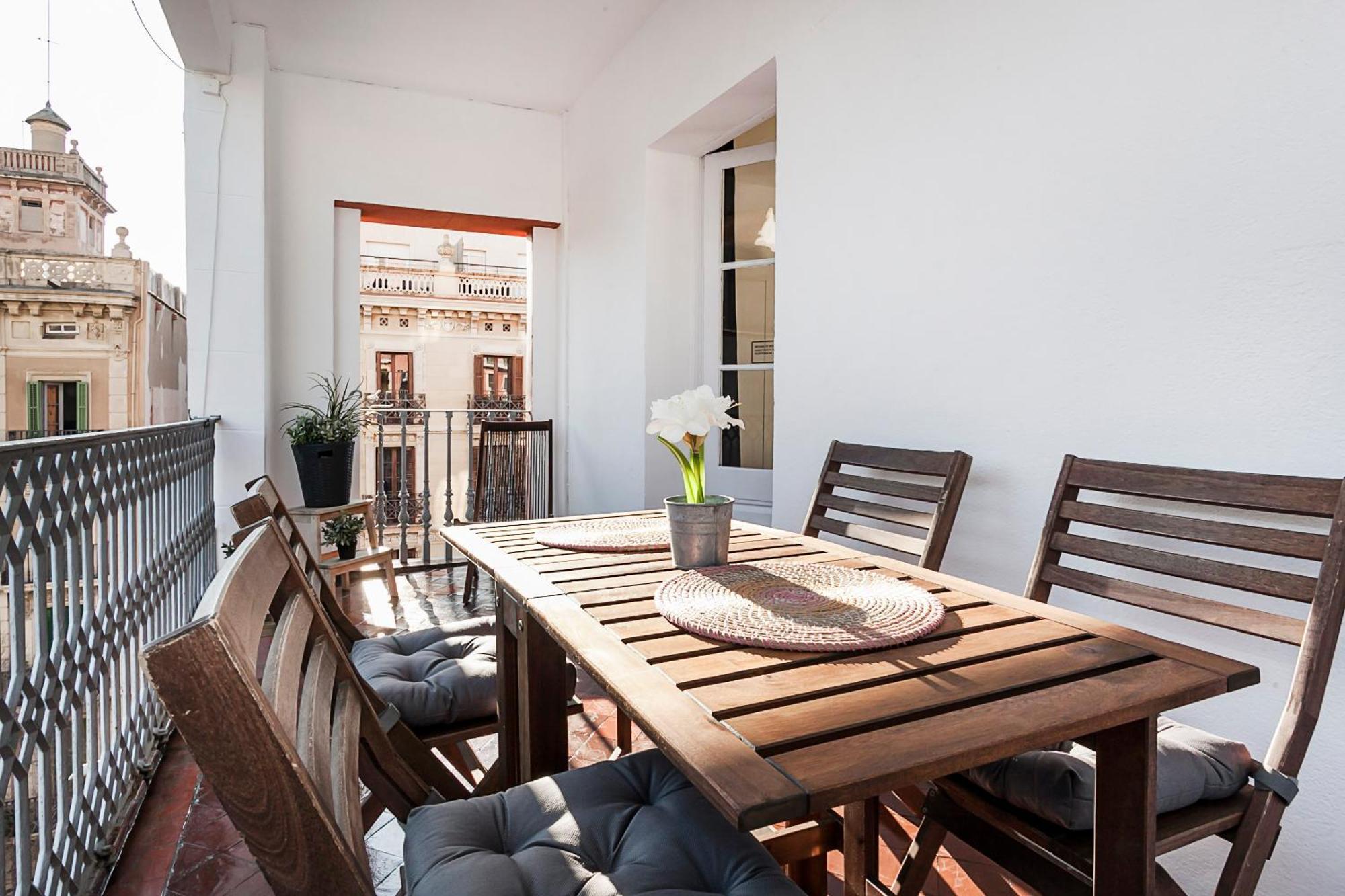 Beautiful Apartment With Terrace In バルセロナ エクステリア 写真